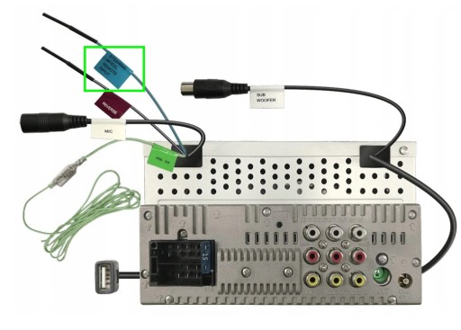 PRIPOJÍ 2 MODULY KÁBLA RÁDIOVÉHO OVLÁDANIA KENWOOD