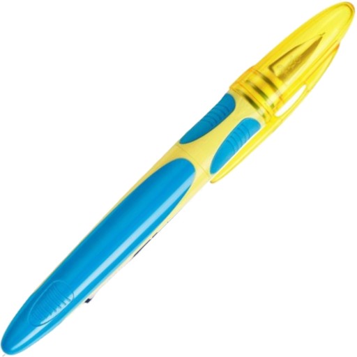BIC EASY CLICK PLNIACE PERO NA NÁPLŇKY S TYRKYSOVO-ŽLTÝM HRUBOM