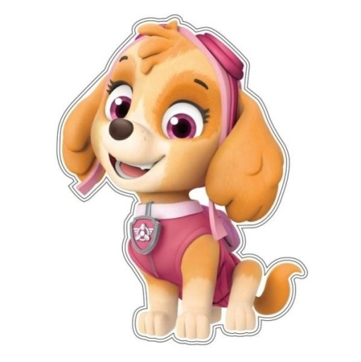 PENOVÁ nástenná dekorácia Paw Patrol Skye