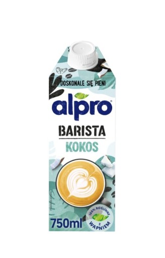 Rastlinný nápoj bezlaktózový, bezlepkový ALPRO Barista Kokos - kokos 750ml
