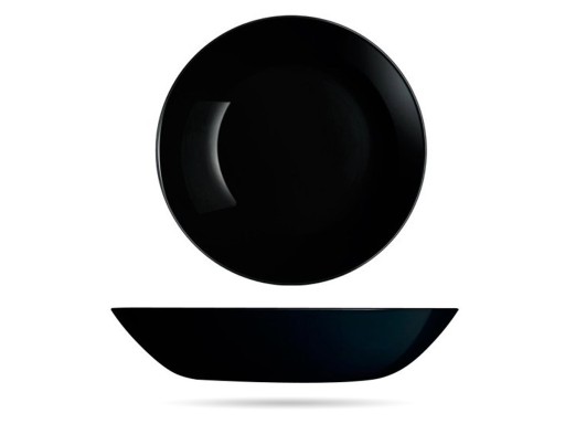 LUMINARC DIWALI BLACK tanier hlboký 20 cm