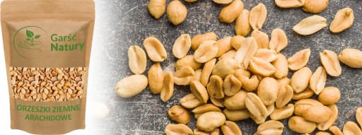 ARAŠIDY ARAŠIDY 0,5 kg XL POL, PRAŽENÉ BEZ SOLI ARAŠIDY 500 g