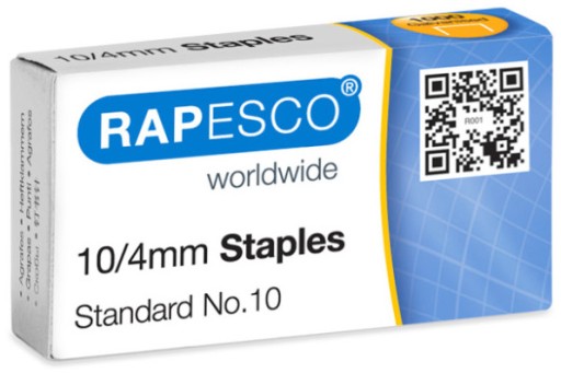 Kancelárske ZOŠÍVAčky do ZOŠÍVAČKY Náplne 1000 KS. 10/4 Rapesco VYSOKÁ KVALITA
