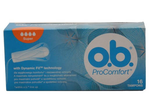 O.B. Tampóny ProComfort Super 16 ks