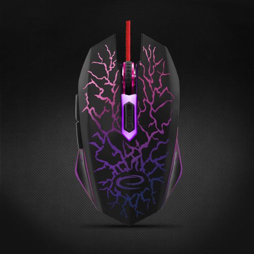HERNÁ MYŠ 6D LED USB HERNÁ SVIETEĽNÁ KÁBLOVÁ