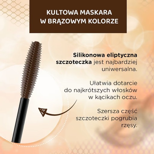 Hnedá, zahusťujúca a predlžujúca maskara od Eveline