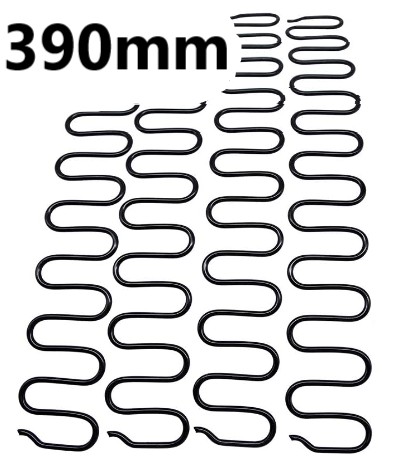 Vlnová pružina ZIG-ZAG A 390mm 1ks posteľ rozťahovací gauč rohová 39 cm