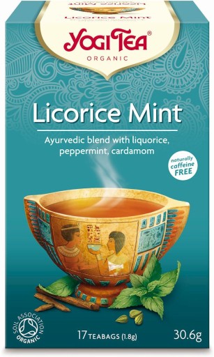 Yogi Tea Licorice Mint - sladké drievko s mätou (17x1,8g)