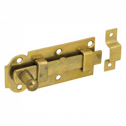 Uzáver plochý 100x45x6,0, žltý pozink W 100
