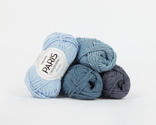Priadza Drops Paris Recycled Denim 102 Spray Blue