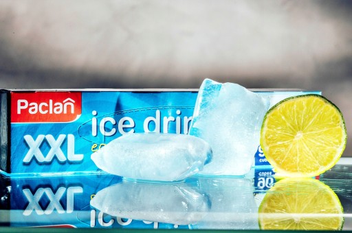 Vrecia na ľadové formy VEĽKÁ KOCKA výrobník mraziacich kociek Paclan XXL 90 kusov