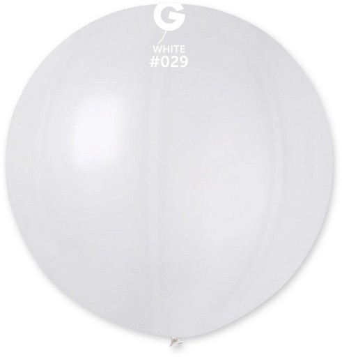 GIANT balón, kovová biela guľa, 65 cm
