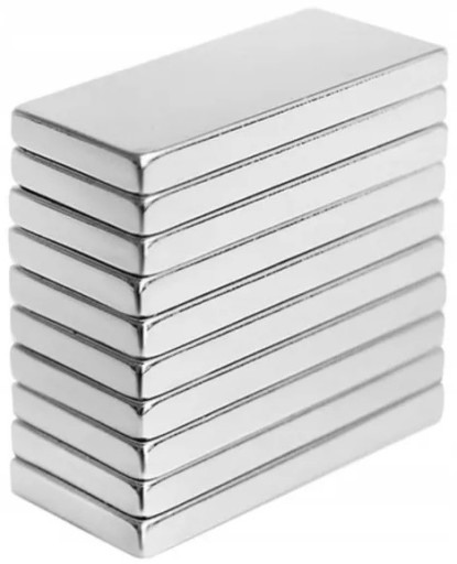 Silný plochý neodymový magnet 17x4x2mm 10ks