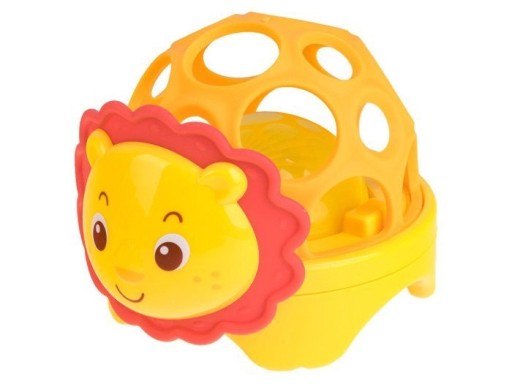Hrkálka, hryzátko, lampa ANIMALS LION