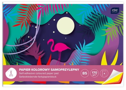 Farebný samolepiaci papier B5 Výrezy
