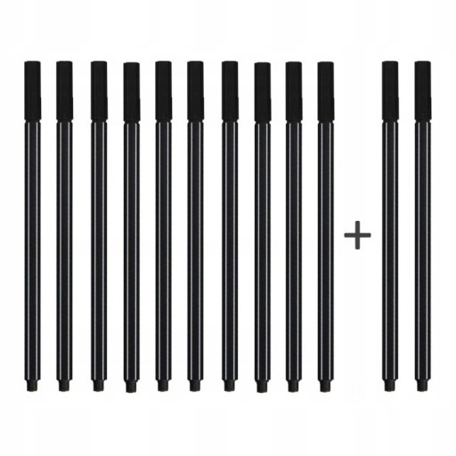 Jemná linka čierna 0,4 mm - 10+2 kusov