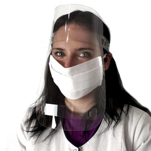 Transparentná pleťová maska MASK face SHIELD premium