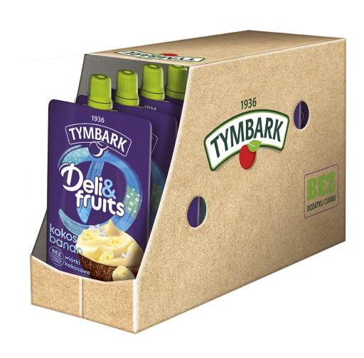Tymbark deli&fruit kokos banán kokosové lupienky 170 g