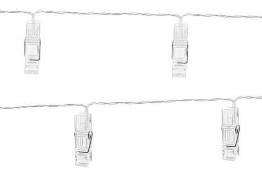 LED SVIEČKOVÉ LAMPY, ČIRÁ, 1,4M, 0,02W