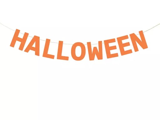 Halloween girlanda banner, oranžová 250cm DEKORÁCIE HALLOWEENSKÉ OZDOBY