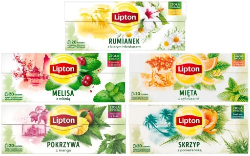 Lipton Lipa čaj s malinami 20 vrecúšok