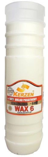Vložka parafínovej sviečky KERZEN WAX 6 144h