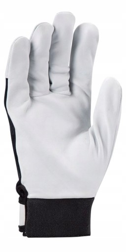 Kožou vystužené ochranné pracovné rukavice so zapínaním na suchý zips Ardon Easy 1-XL