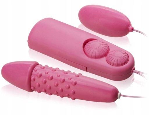 EROTICKÝ SET - VIBRÁTOR + STIMULAČNÉ VAJÍČKO