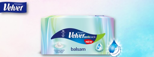 Zamatové obrúsky Balm krémová vôňa