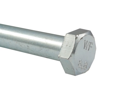 M8x100 SKRUTKA TVRDENÁ, pozinkovaná, trieda 8.8, DIN931 - 1kg