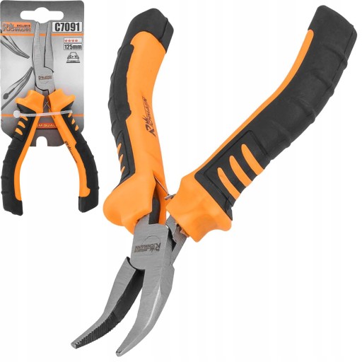C7091 MINI KLIEŠTE PREDĹŽENÉ ZOHNUTÉ 125 MM RICHM