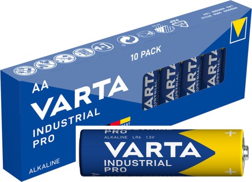 10x LR6 VARTA 1,5V PRIEMYSELNÁ AA BATÉRIA