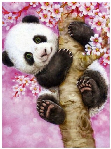DIAMANTOVÁ MOZAIKA 5D DIAMANTOVÁ VÝŠIVKA PANDA