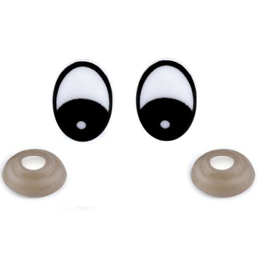 Bábika maskota EYES v bezpečí biela FAIRYTALE