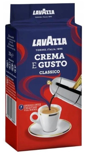 Mletá káva LAVAZZA CREMA E GUSTO ITALIA 250 g