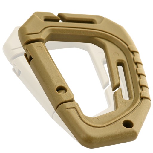 TAKTICKÁ KĽÚČENKA D-HOOK ABS M-TAC COYOTE BROWN