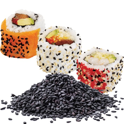 Čierny sezam na sushi Čierne sezamové semienka Čierne sezamové semienka 100 g