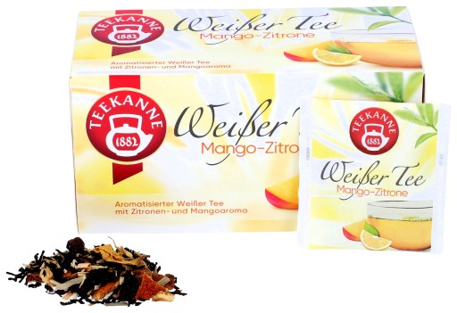 Teekanne Lemon Mango biely čaj 20 sáčkov 25g DE