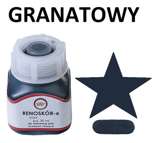 FARBA NA KOŽU RENOSKIN, tmavomodrá