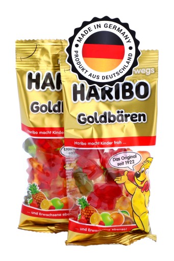 HARIBO MINI Golden Teddy Bears ovocné želé 75g DE