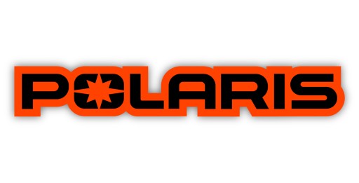 Samolepky Polaris 20cm Fluo - Nové logo