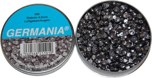 GERMANIA DIABOLO VZDUCHOVÉ ZVONKY 4,5MM 500 KS