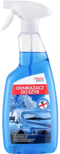 Nemrznúca zmes na rozmrazovanie okien do auta rozmrazovač Lewiatan 750 ml