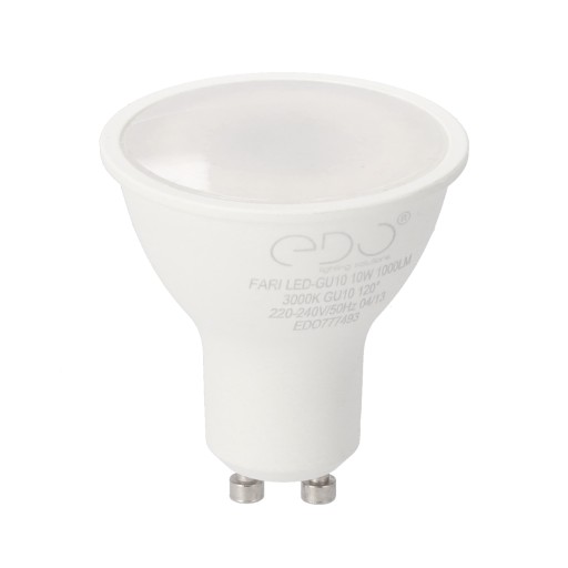 LED žiarovka GU10 10W 3000K teplá 120' 1000lm EDO