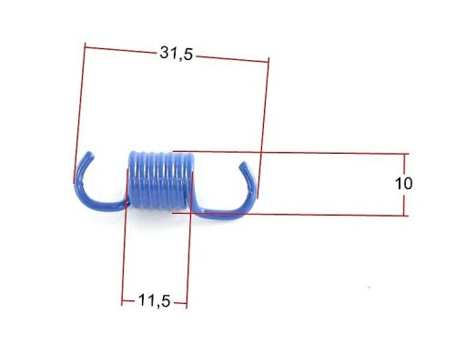 Pružiny zadných spojkových čeľustí TUNING 2T JOG 1000