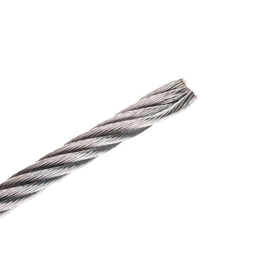 Lanko oceľové pozinkované 10mm 1m 6x19