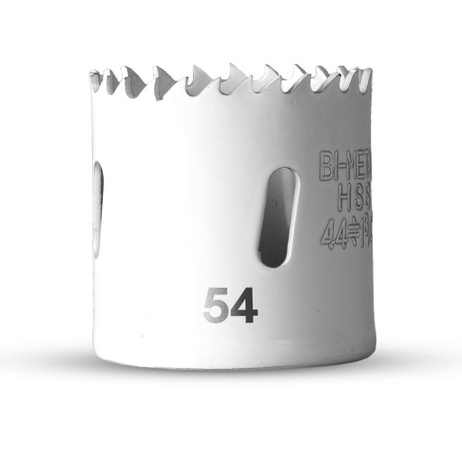 ČIPKA DIERKA NA DREVO, KOV, BIMETAL FI 54mm