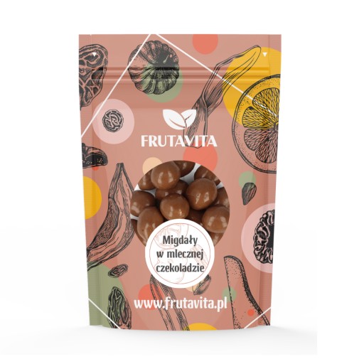 Mandle v mliečnej čokoláde 250 g