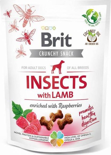 BRIT DREAM CRUNCHY CRACKER INSECT&LAMB 200g