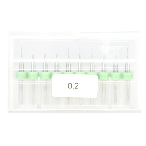 Mini presný vrták do DPS 0,2 mm SADA 10 ks.
